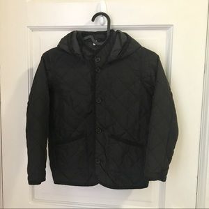 Muji Black Kids Pea Coat